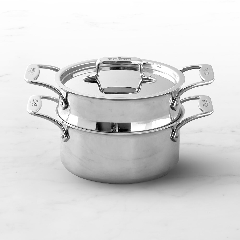 All-Clad D5® Stainless Steel 2.8L Steamer Set | Williams Sonoma